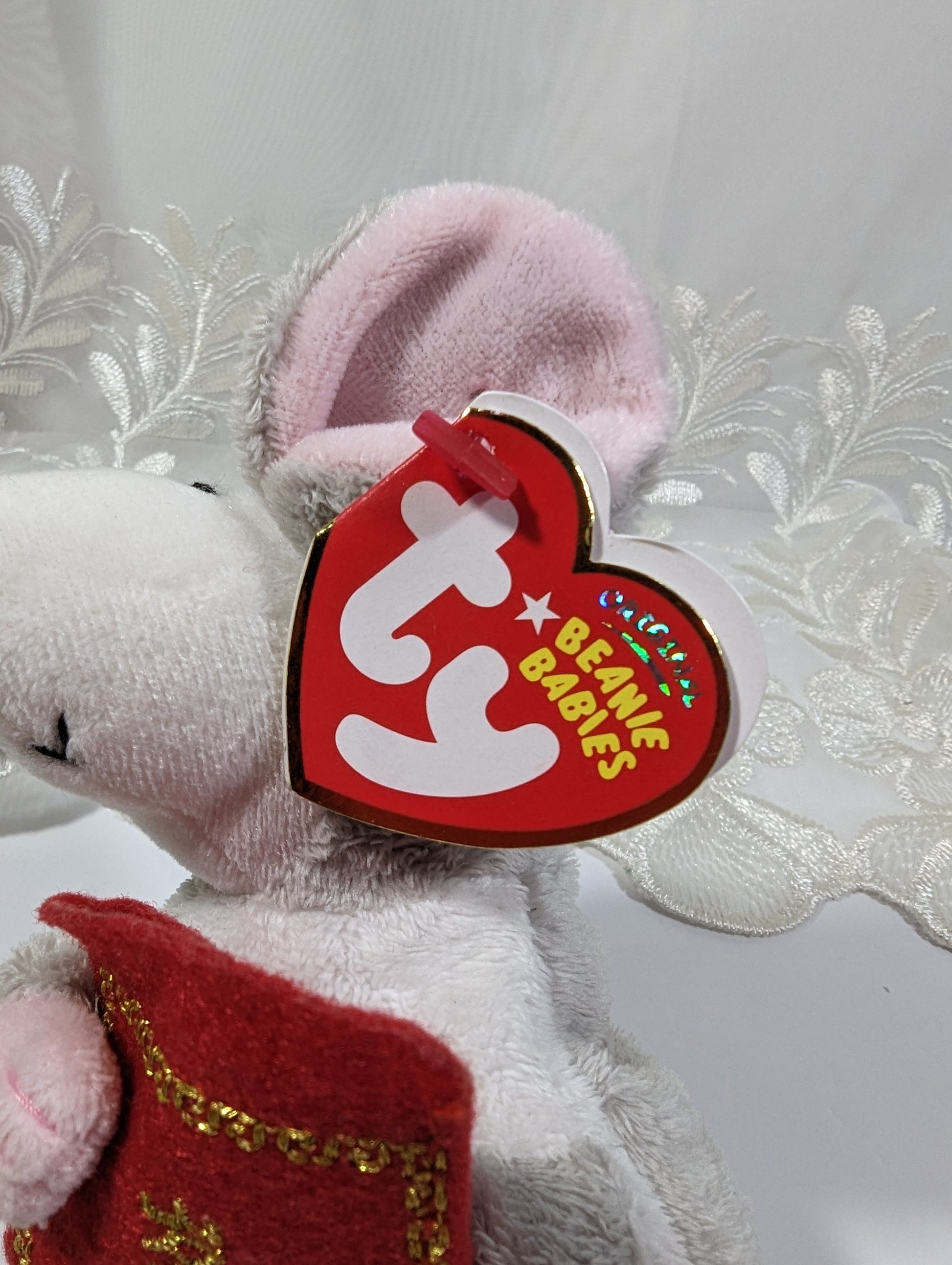 Ty Beanie Baby - 2008 Zodiac Rat (5.5 in) *RARE* Asia Pacific Exclusive - Vintage Beanies Canada