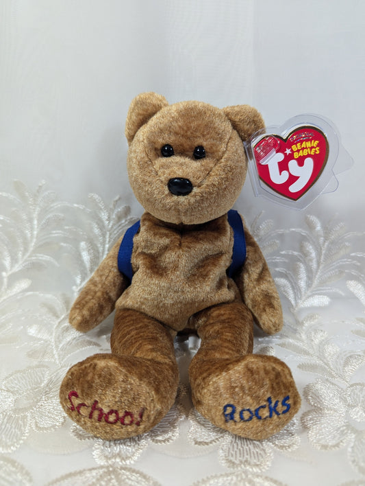 Ty Beanie Baby - ABC's The Back To School Bear (8.5 in) - Vintage Beanies Canada