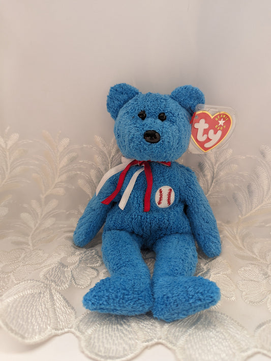 Ty Beanie Baby - Addison The baseball Bear (8.5in) - Vintage Beanies Canada