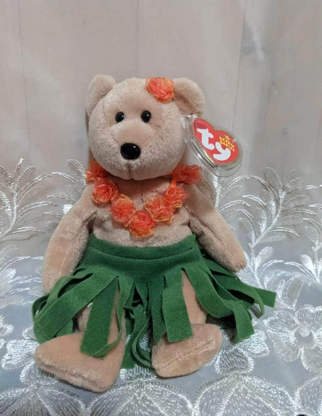 Ty Beanie Baby - Alana The Bear (9in) - Vintage Beanies Canada