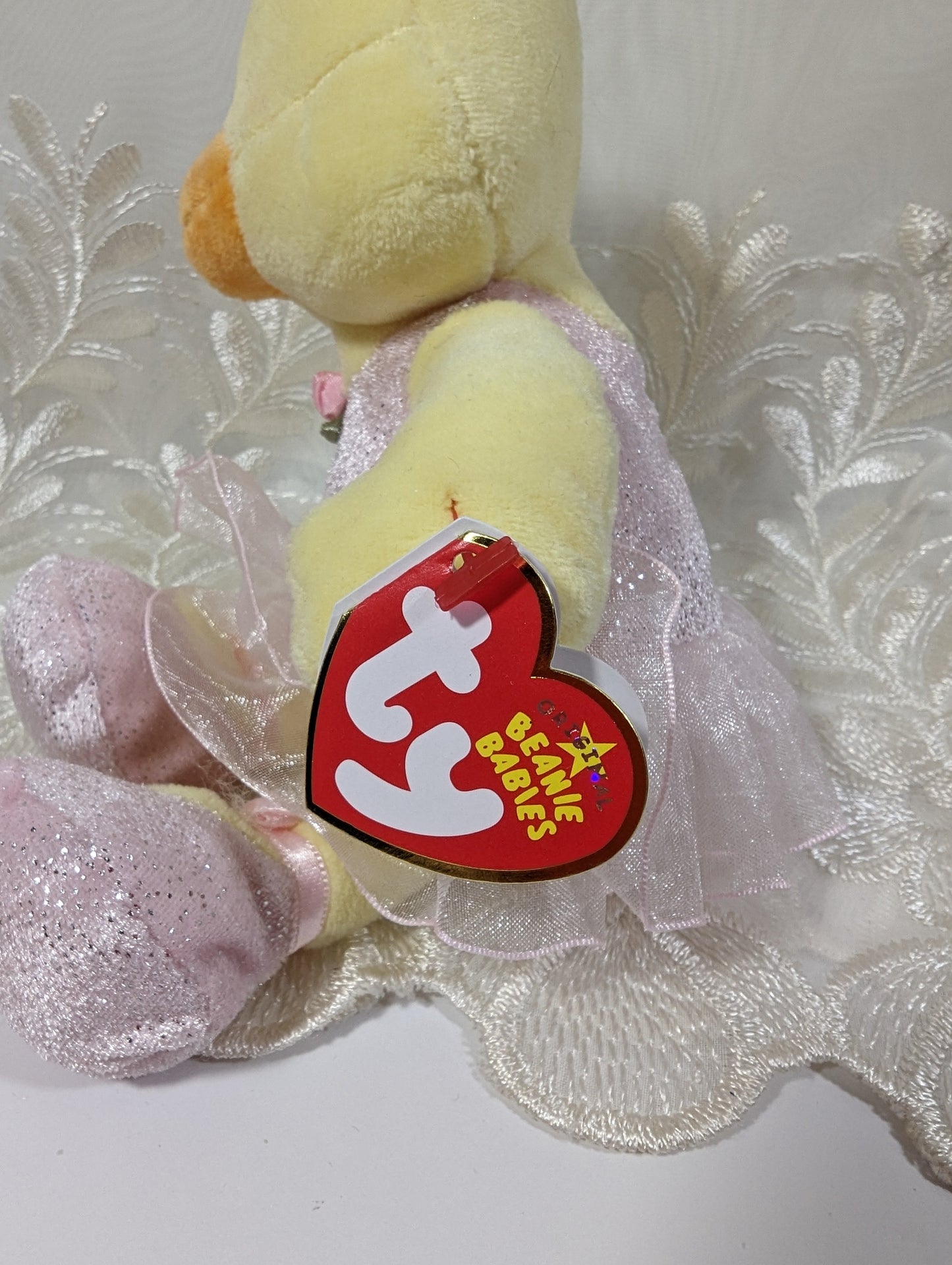 Ty Beanie Baby - Allegro The Pink Ballerina Chick (8.5 in) - Vintage Beanies Canada