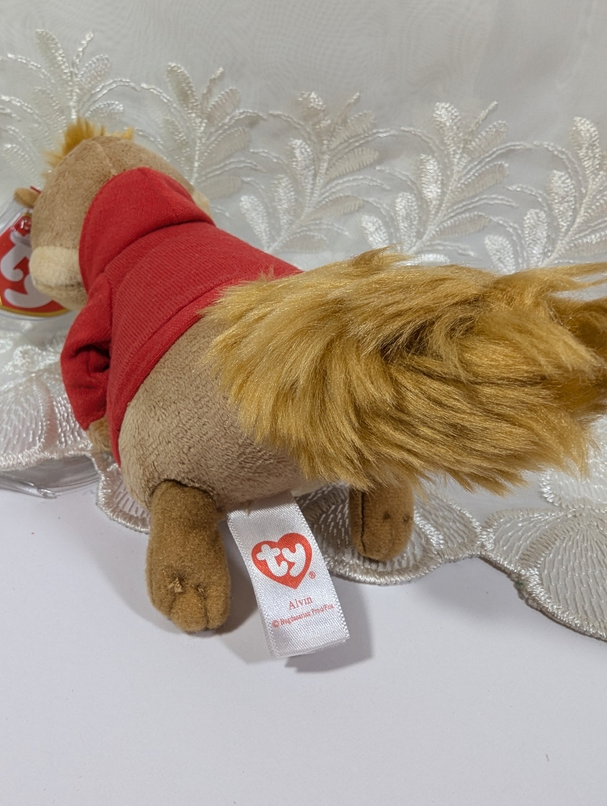 Ty Beanie Baby - ALVIN and the Chipmunks From The Squeakquel *Rare* (6in) - Vintage Beanies Canada