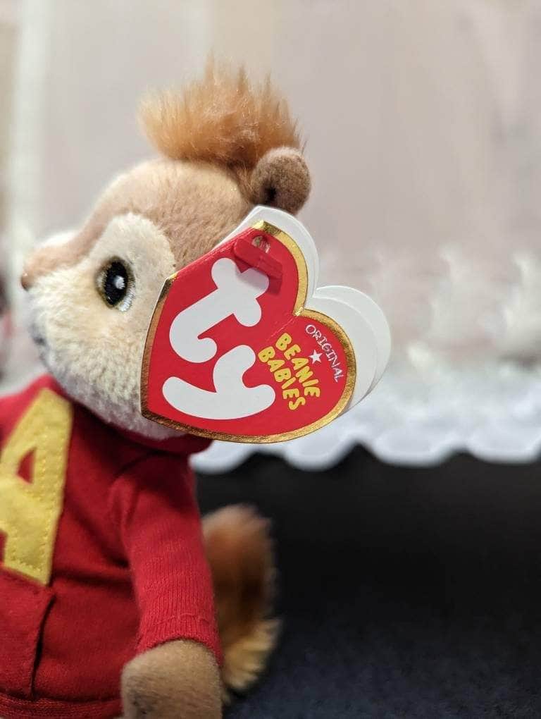 Ty Beanie Baby - ALVIN and the Chipmunks From The Squeakquel *Rare* (6in) - Vintage Beanies Canada