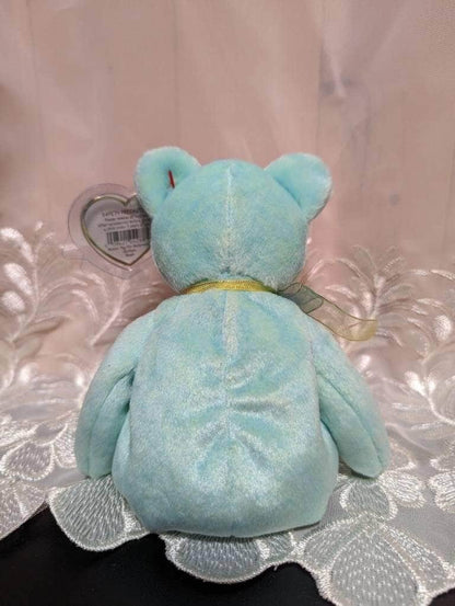 Ty Beanie Baby - Ariel the Beautiful Turquoise Bear (8.5in) - Vintage Beanies Canada