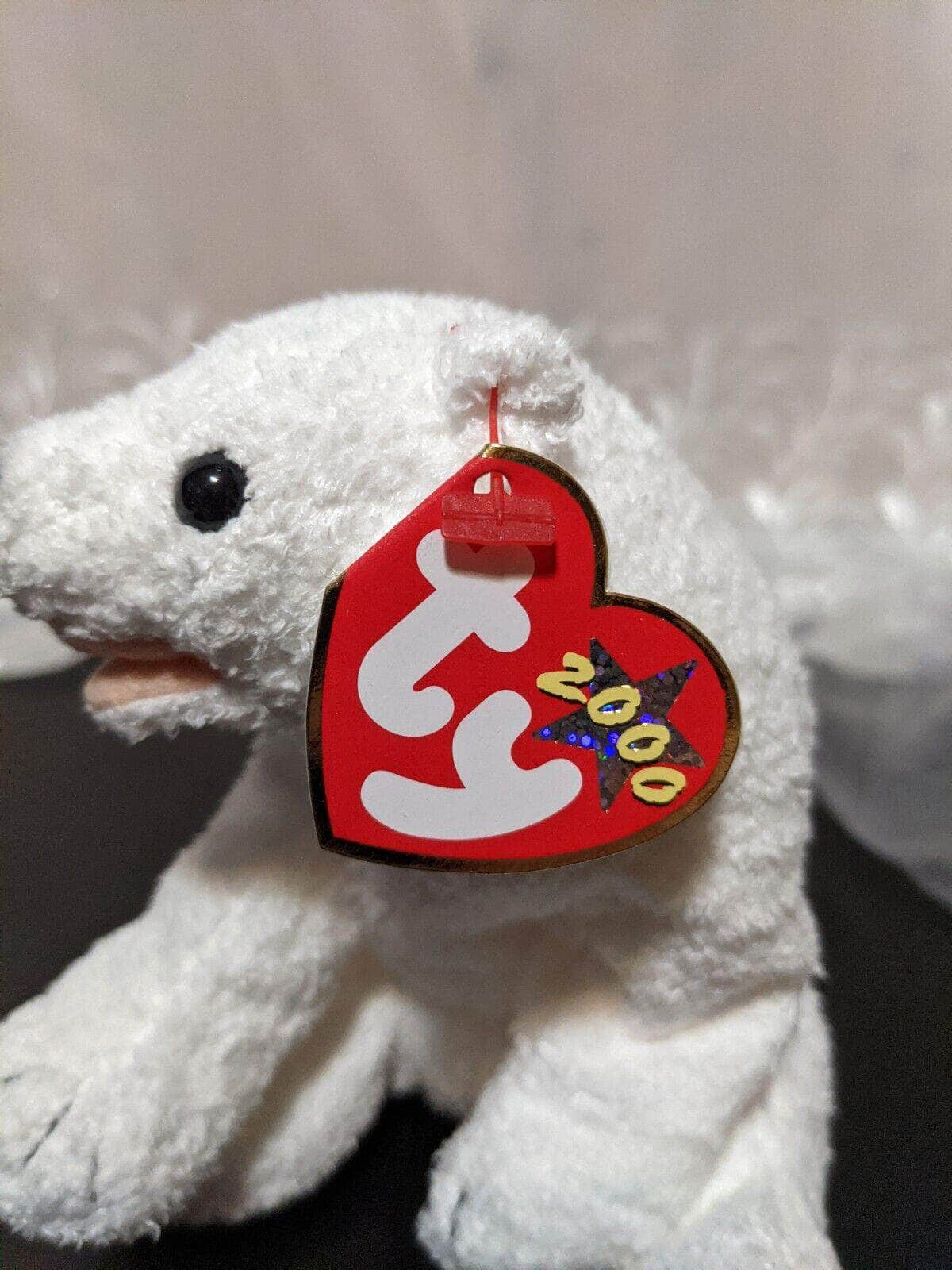 Ty Beanie Baby - Aurora The Polar Bear (6in) - Vintage Beanies Canada