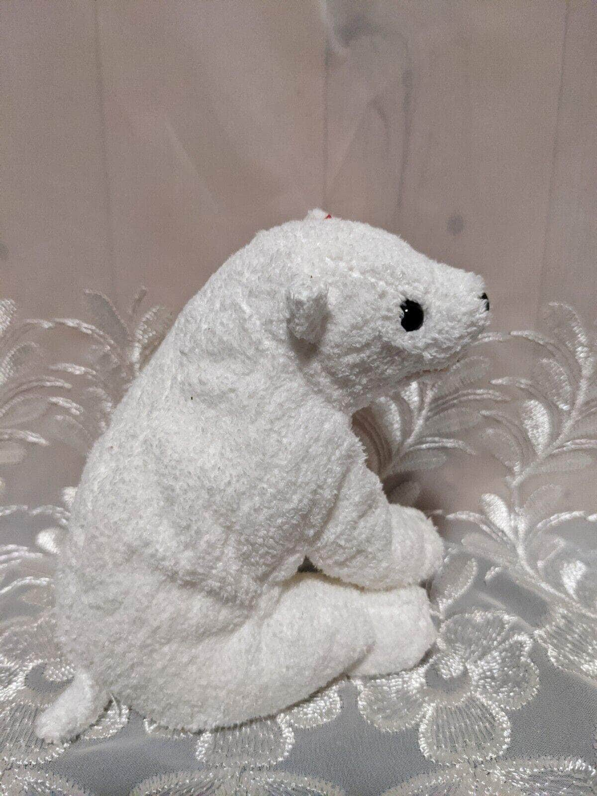 Ty Beanie Baby - Aurora The Polar Bear (6in) - Vintage Beanies Canada