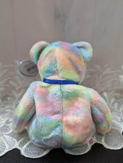 Ty Beanie Baby - Aussiebear The Multi-colored Bear Australian Exclusive Asia-pacific Collection (8.5in) - Vintage Beanies Canada