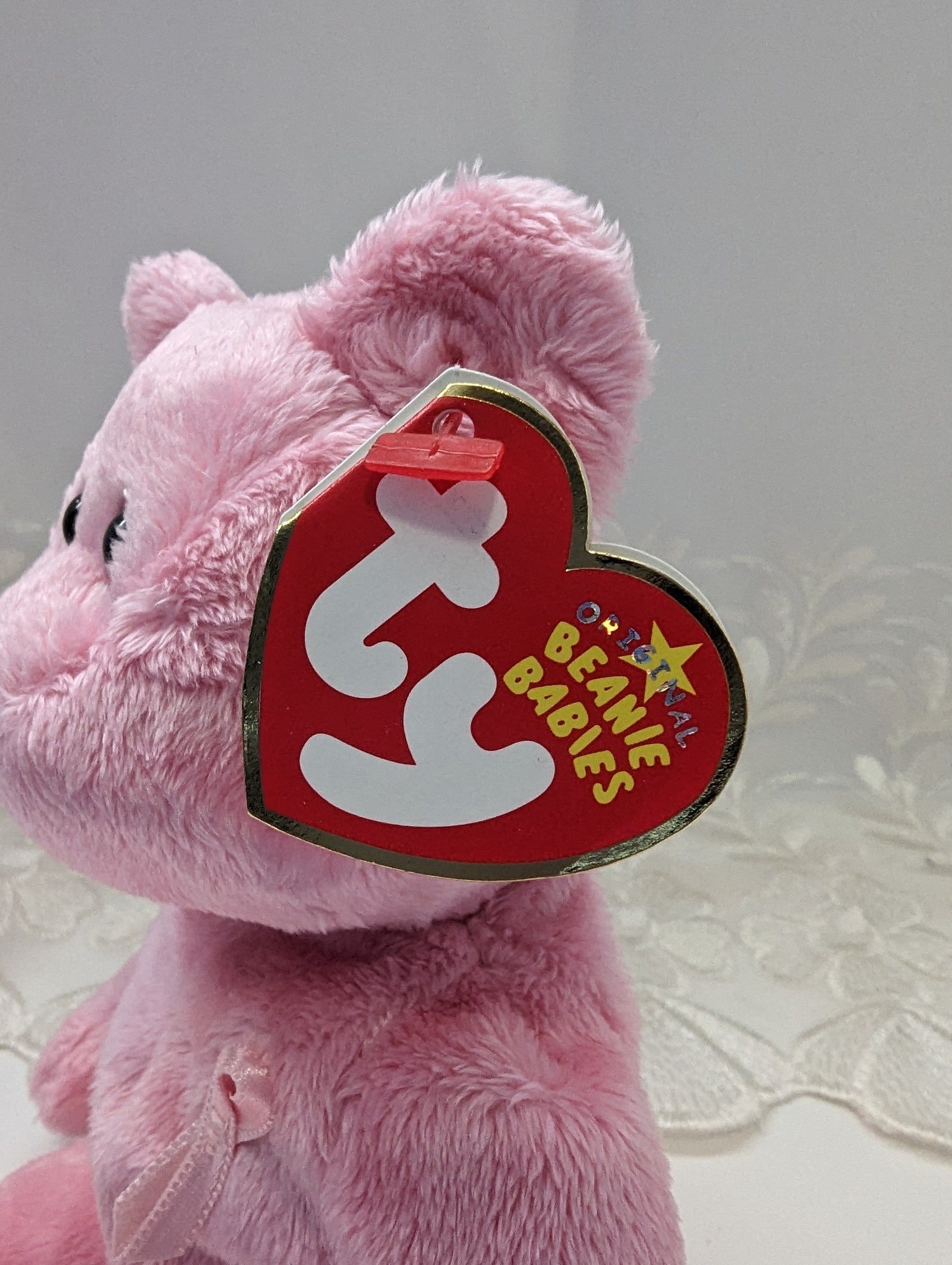 Ty Beanie Baby - Awareness The Cancer Awareness Bear (8.5in) - Vintage Beanies Canada