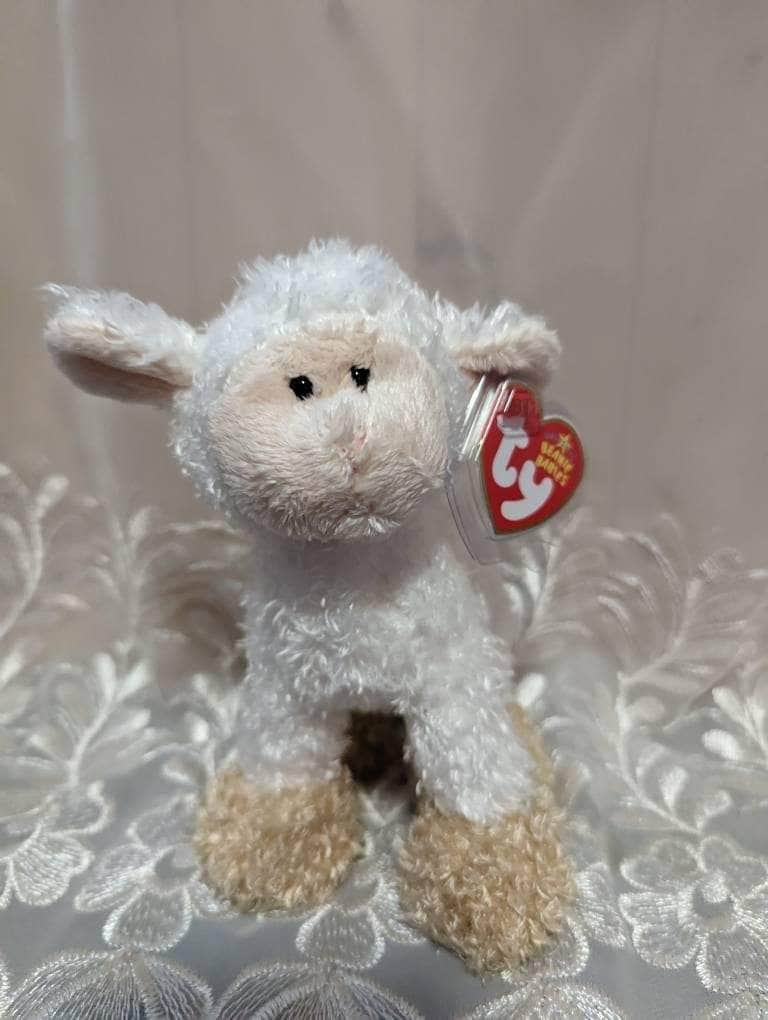 Ty Beanie Baby - Baaasby The Lamb (7in) - Vintage Beanies Canada