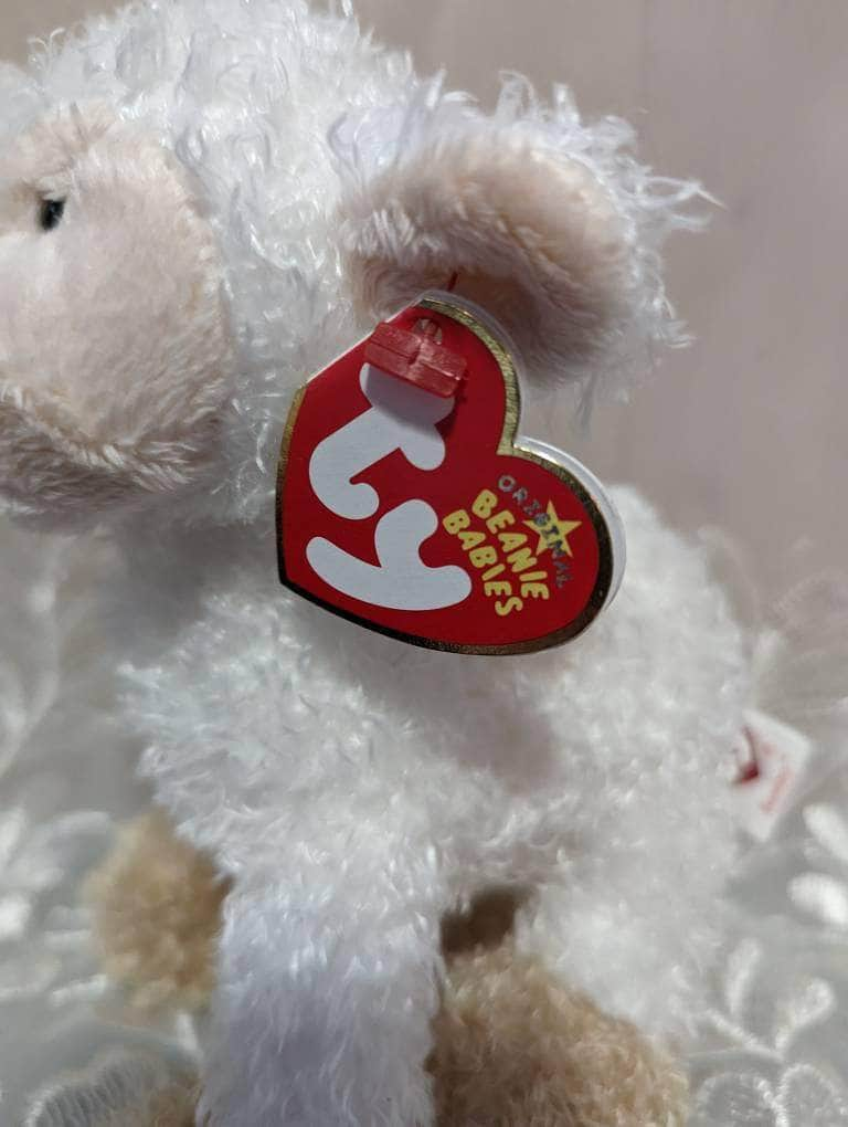 Ty Beanie Baby - Baaasby The Lamb (7in) - Vintage Beanies Canada