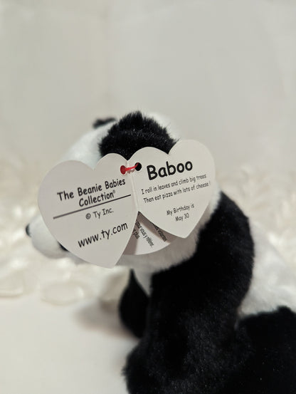 Ty Beanie Baby - Baboo The Panda (6in) - Vintage Beanies Canada