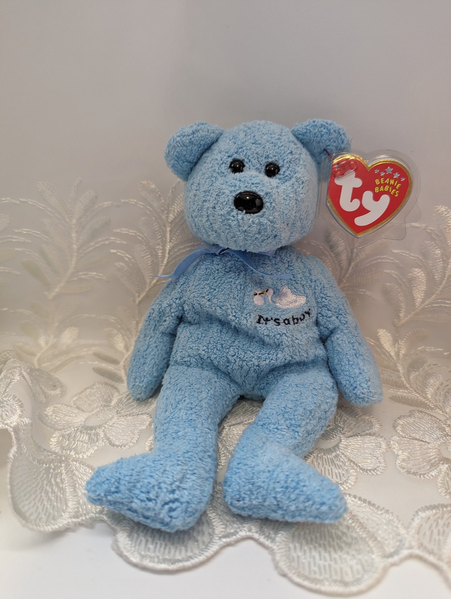 Ty Beanie Baby - Baby Boy The Bear (8.5 in) - Vintage Beanies Canada