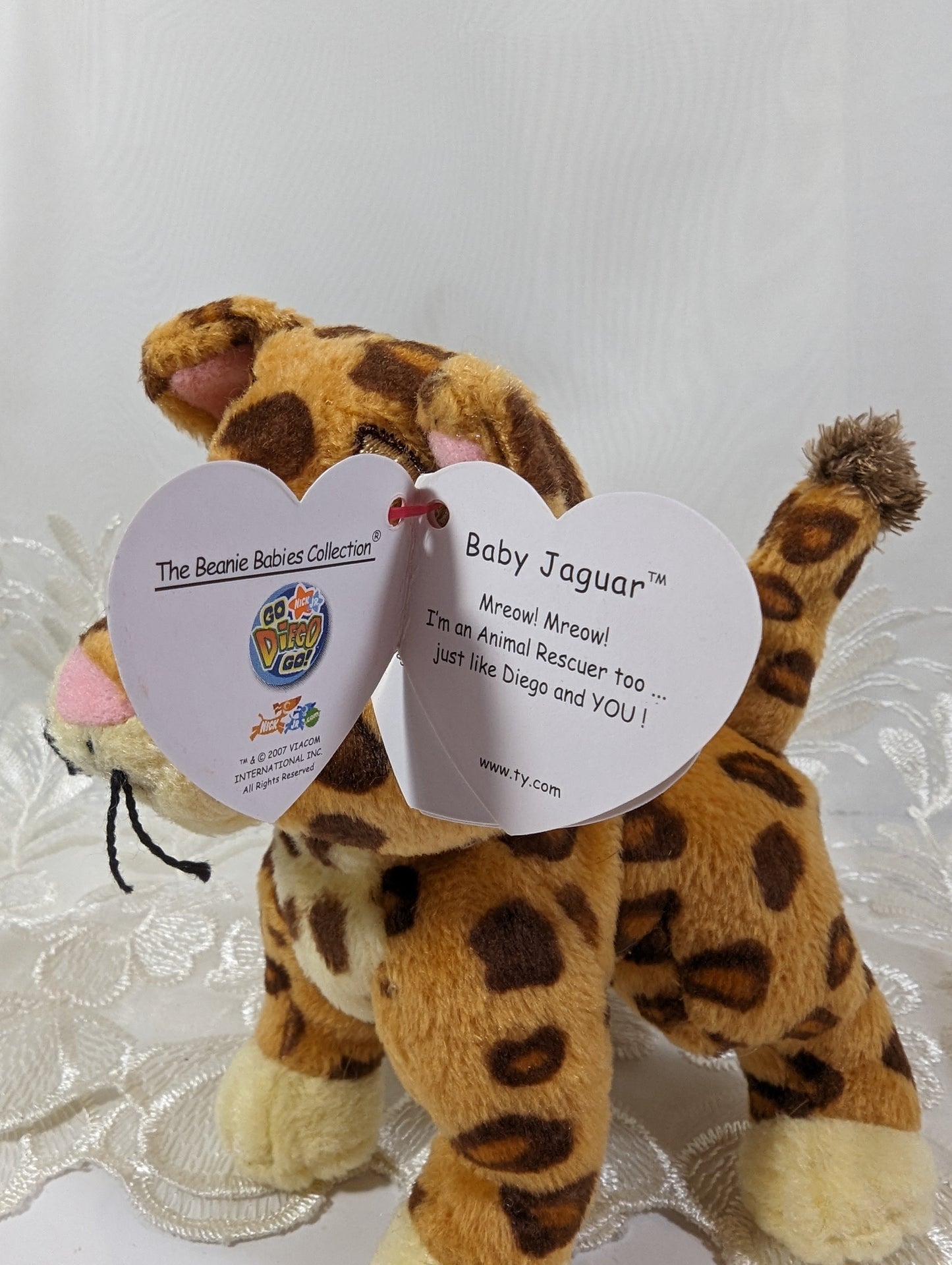 Ty Beanie Baby - Baby Jaguar from Go Diego Go! (6 in) - Vintage Beanies Canada