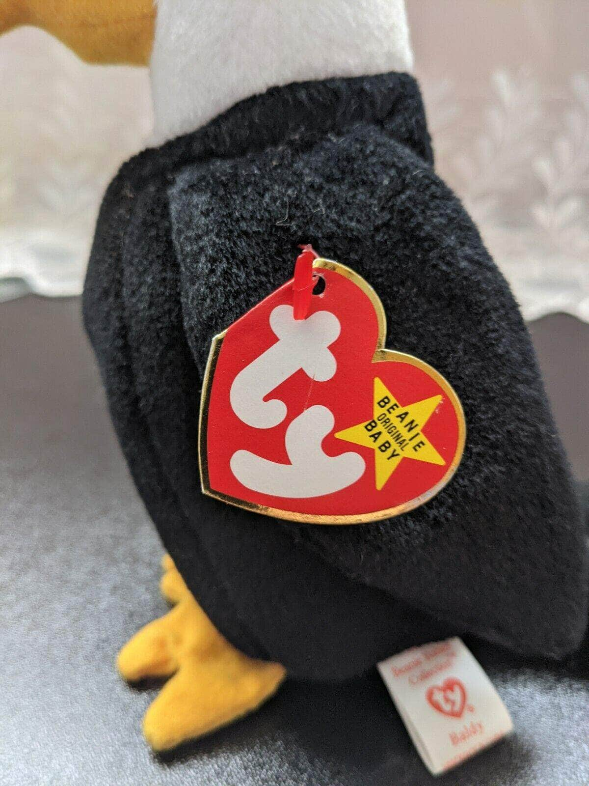 Ty Beanie Baby - Baldy the Bald Eagle (6in) - Vintage Beanies Canada