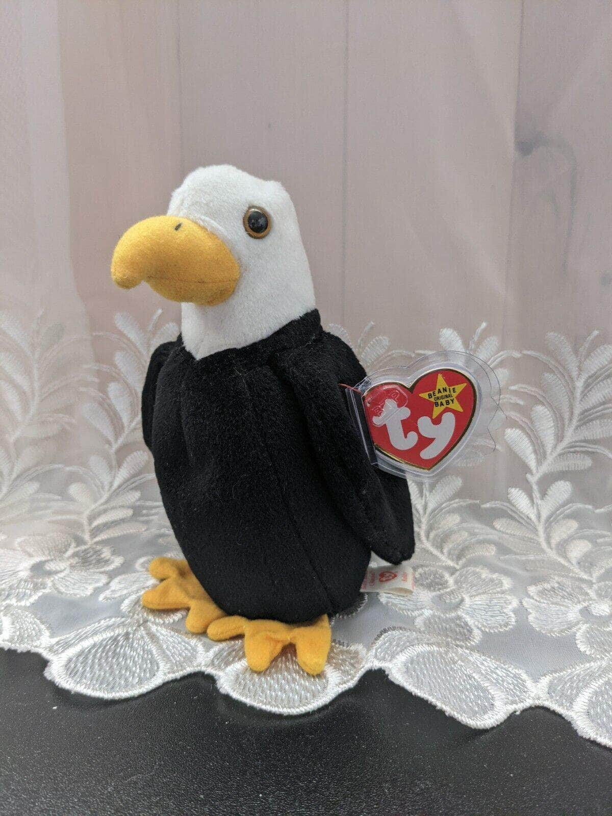 Ty Beanie Baby - Baldy the Bald Eagle (6in) - Vintage Beanies Canada