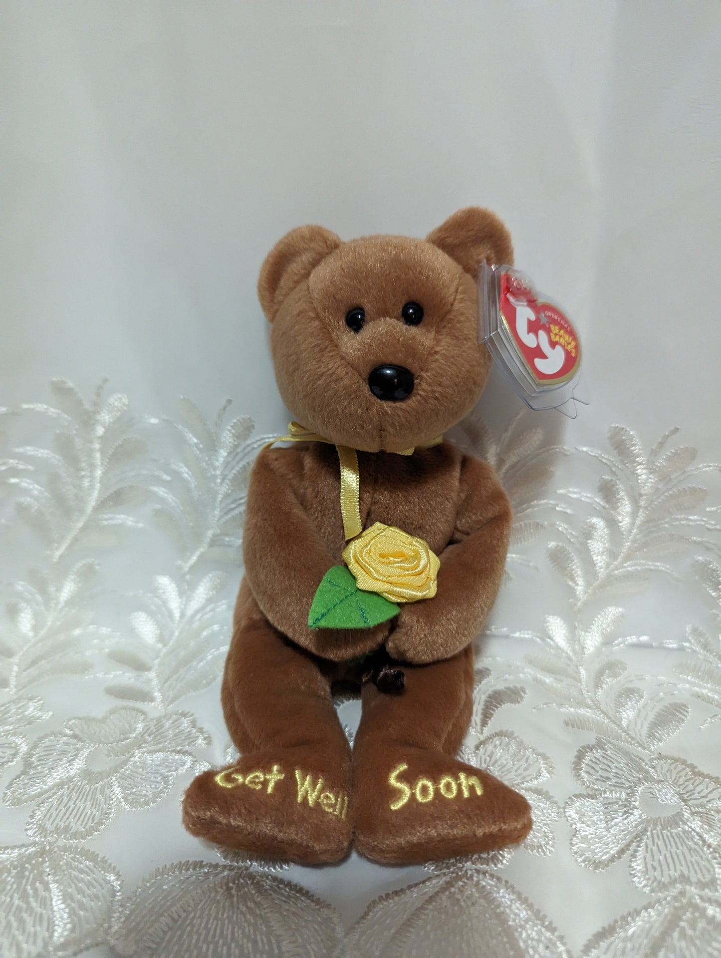 Ty Beanie Baby - Bandage The Get Well Soon Bear (8.5in) - Vintage Beanies Canada