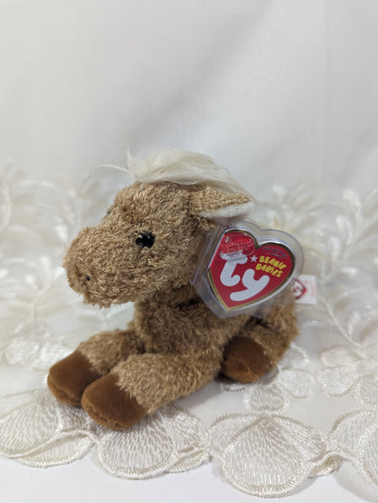 Ty Beanie Baby - Barley The Brown Horse (6in) - Vintage Beanies Canada