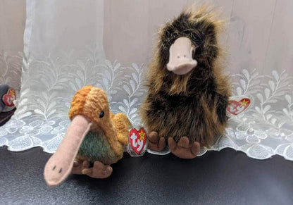 Ty Beanie Baby + Beanie Buddy - Beak The Kiwi Bird (Sold As Set) - Vintage Beanies Canada