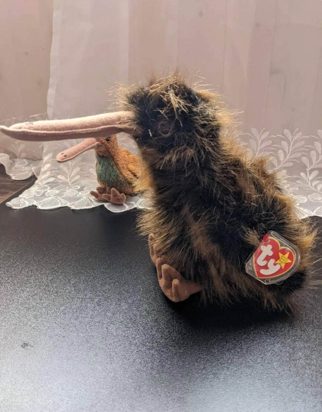 Ty Beanie Baby + Beanie Buddy - Beak The Kiwi Bird (Sold As Set) - Vintage Beanies Canada