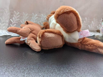 Ty Beanie Baby + Beanie Buddy Lot - Pouch The Kangaroo (Sold As Set) - Vintage Beanies Canada