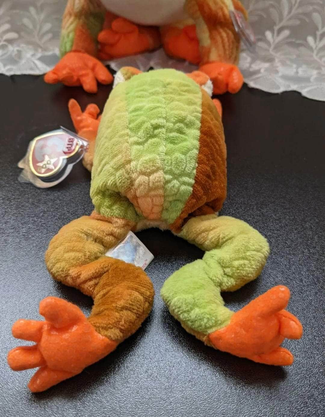 Ty Beanie Baby + Beanie Buddy lot - Prince The Frog (Sold As Pair) Near Mint Buddy - Vintage Beanies Canada