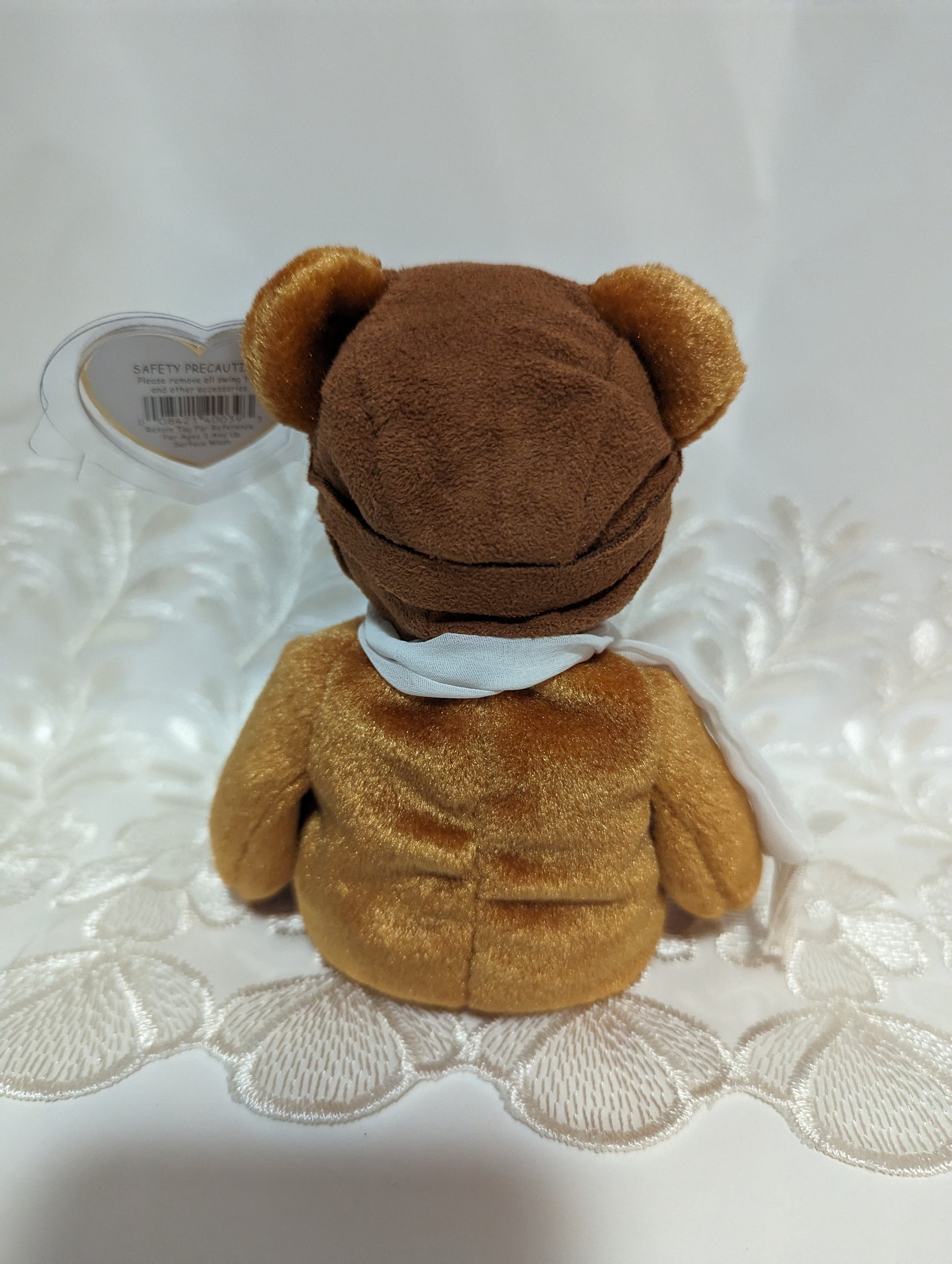 Ty Beanie Baby - Bearon The Brown Pilot Bear (8.5in) - Vintage Beanies Canada