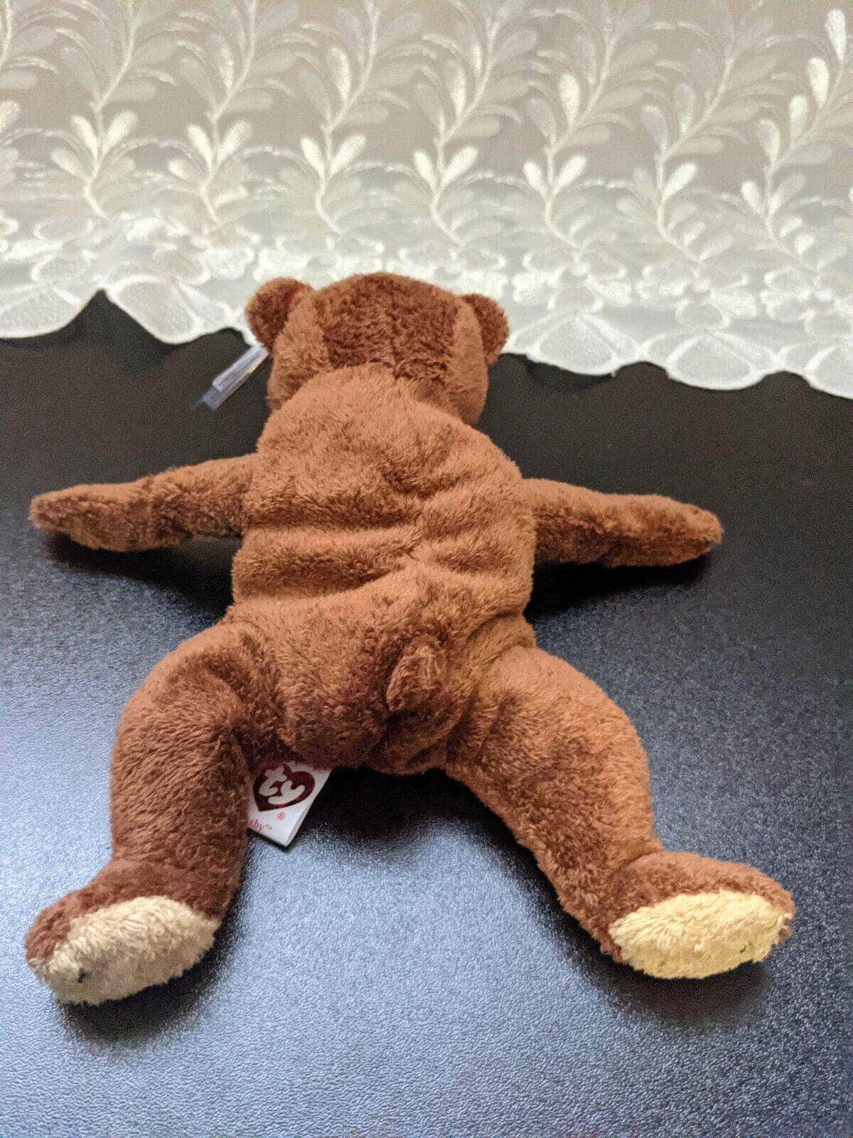 TY Beanie Baby - Bixby the brown Bear (8in) - Vintage Beanies Canada