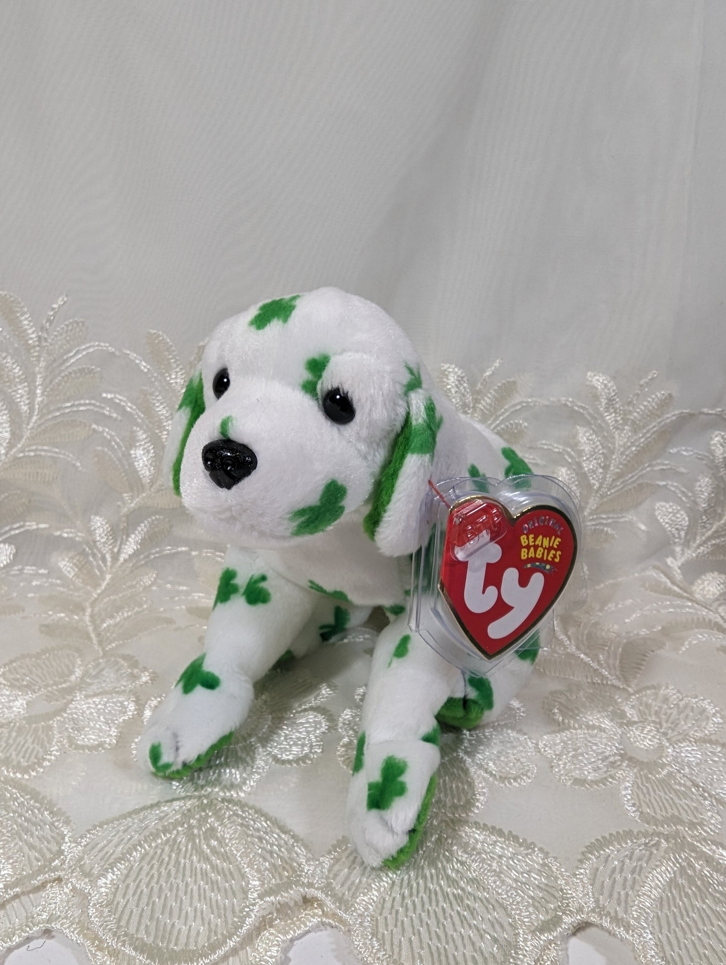 Ty Beanie Baby - BLARN - e The St Patrick's Day Dog (6.5in) - Vintage Beanies Canada