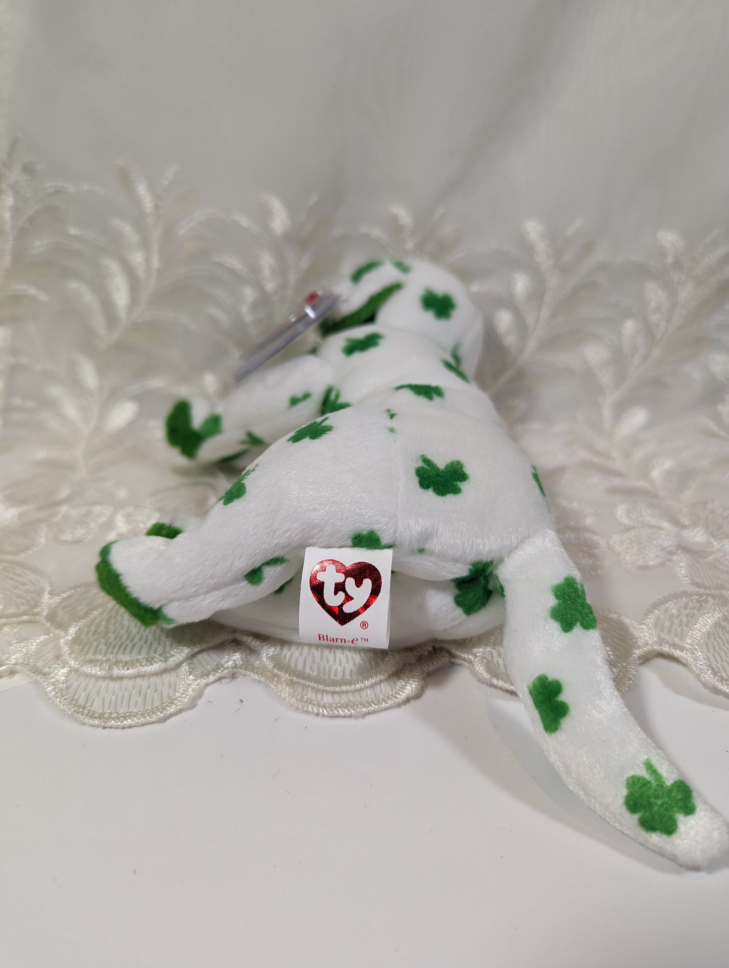 Ty Beanie Baby - BLARN - e The St Patrick's Day Dog (6.5in) - Vintage Beanies Canada