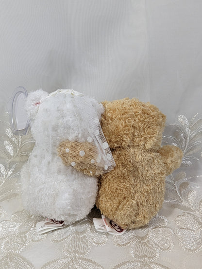 Ty Beanie Baby - Blissful the Wedding Bears (6.5 in) - Vintage Beanies Canada