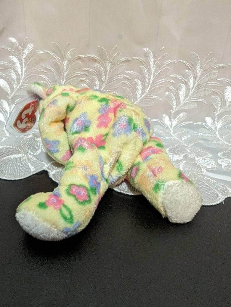 Ty Beanie Baby - Bloom The Yellow Flower Bear (6in) - Vintage Beanies Canada