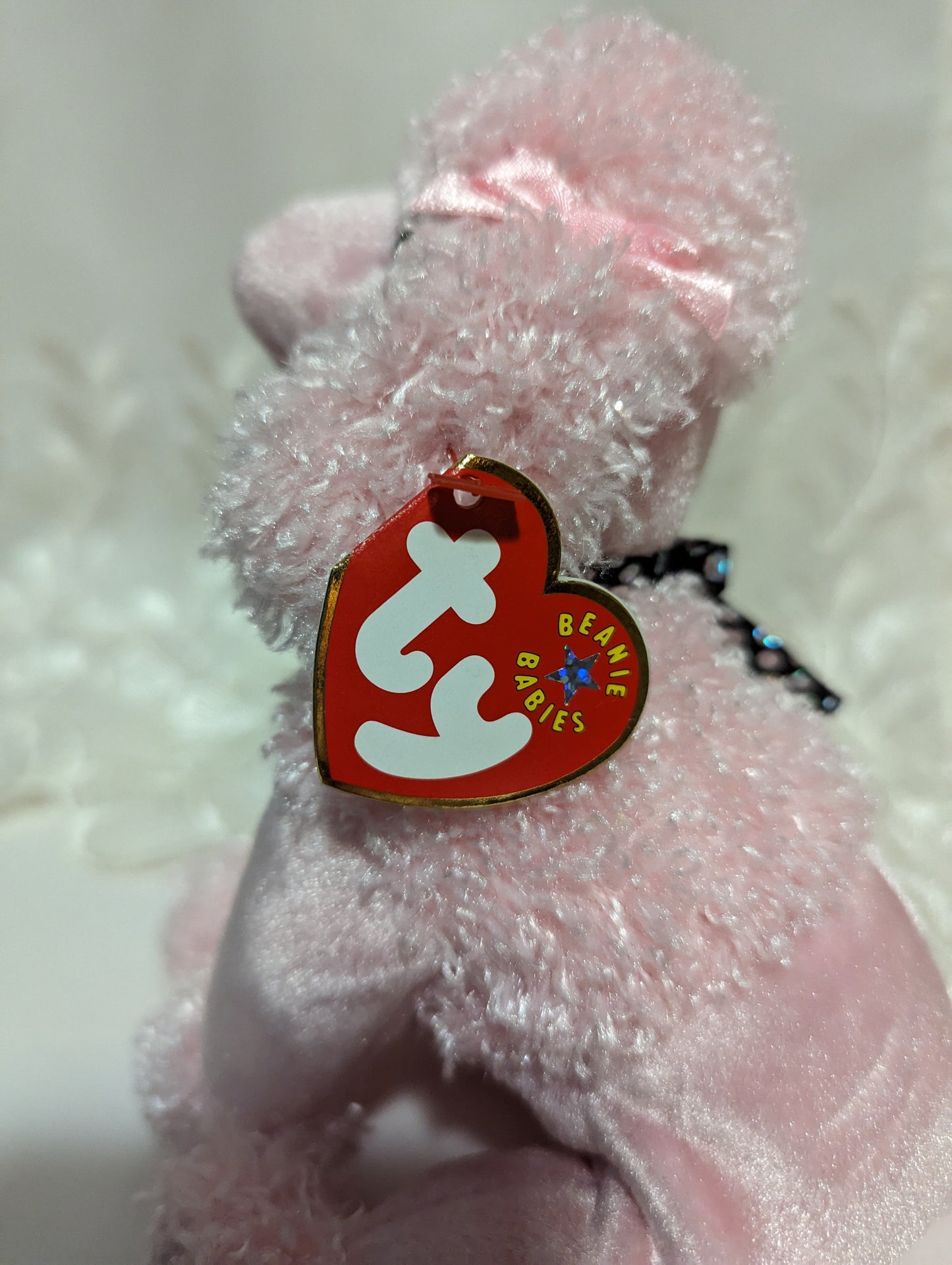 Ty Beanie Baby - Brigitte The Pink Poodle (6in) - Vintage Beanies Canada