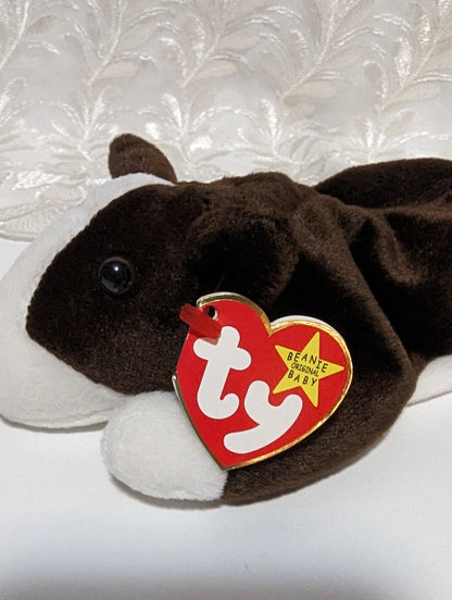 Ty Beanie Baby - Bruno The Dog (8in) - Vintage Beanies Canada