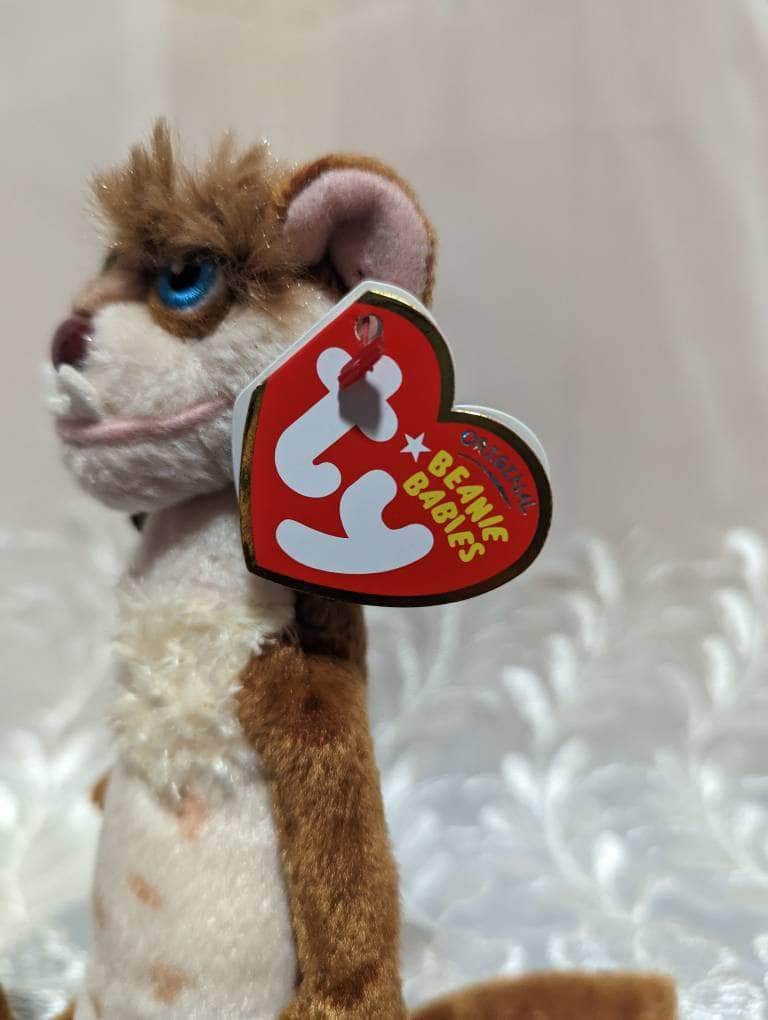 Ty Beanie Baby - Buck The One-eyed Weasel From Ice Age The Movie *Rare* (7in) - Vintage Beanies Canada