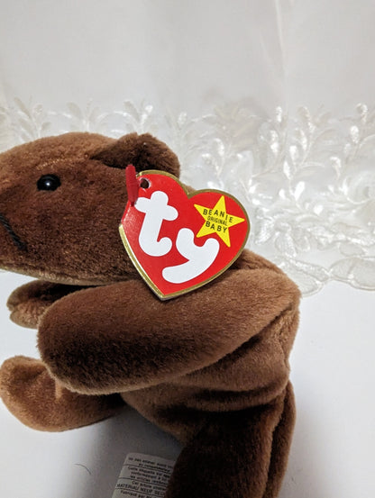 Ty Beanie Baby - Bucky The Beaver (8in) - Vintage Beanies Canada