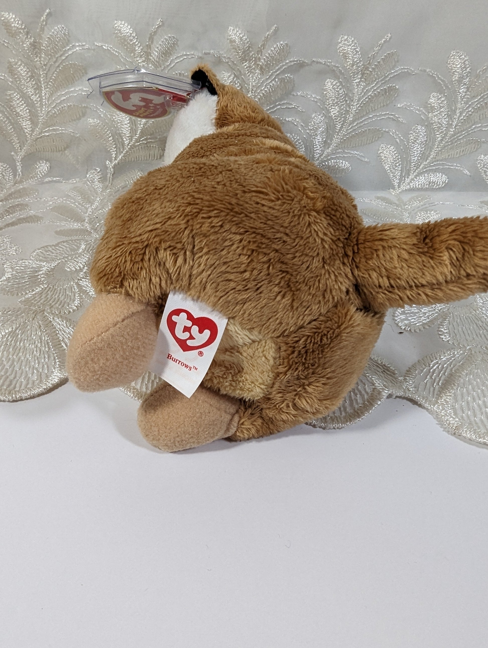 Ty Beanie Baby - Burrows The Meerkat (6in) Non - mint Tag - Vintage Beanies Canada