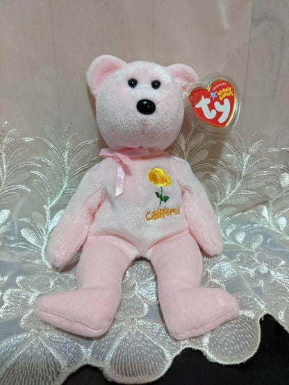 Ty Beanie Baby - California Poppy The Bear Regular Or Knott's Berry Farm Version (8.5in) - Vintage Beanies Canada