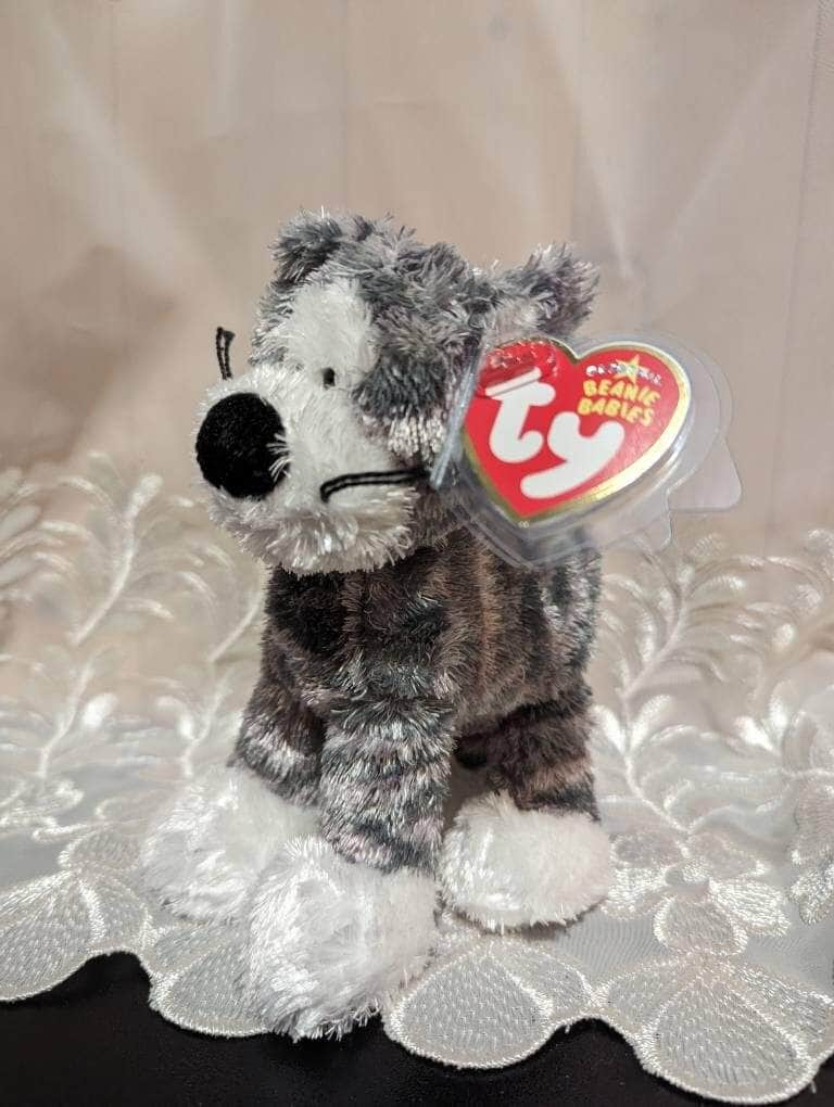 Ty Beanie Baby - Catsby The Gray Cat (6.5in) - Vintage Beanies Canada