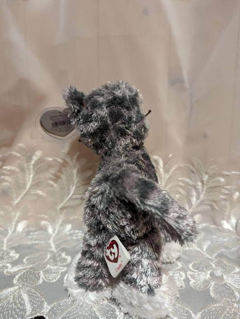 Ty Beanie Baby - Catsby The Gray Cat (6.5in) - Vintage Beanies Canada