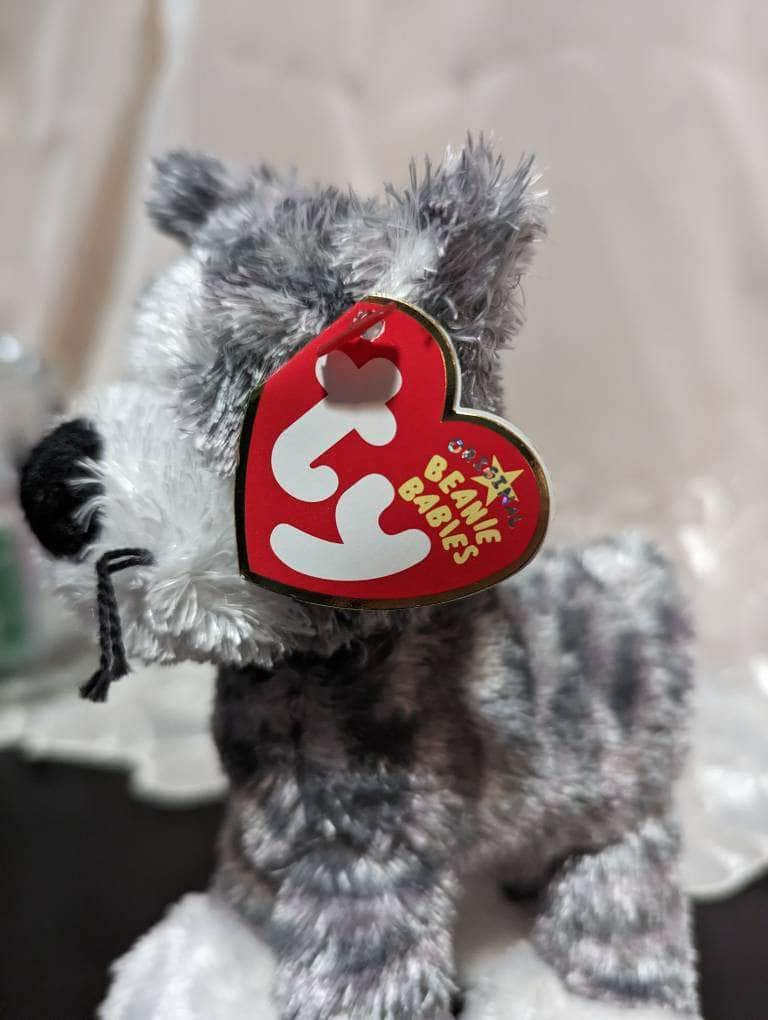 Ty Beanie Baby - Catsby The Gray Cat (6.5in) - Vintage Beanies Canada