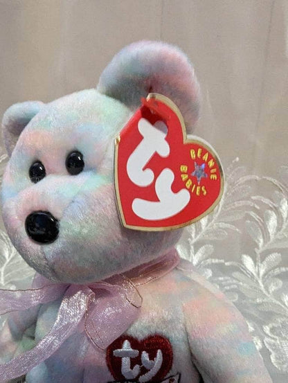 Ty Beanie Baby- Celebrate The 15 Year Ty Anniversary Bear (8.5in) - Vintage Beanies Canada