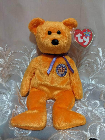 Ty Beanie Baby “CELEBRATIONS” Celebration of Queen's Golden Jubilee UK Exclusive (8.5in) - Vintage Beanies Canada