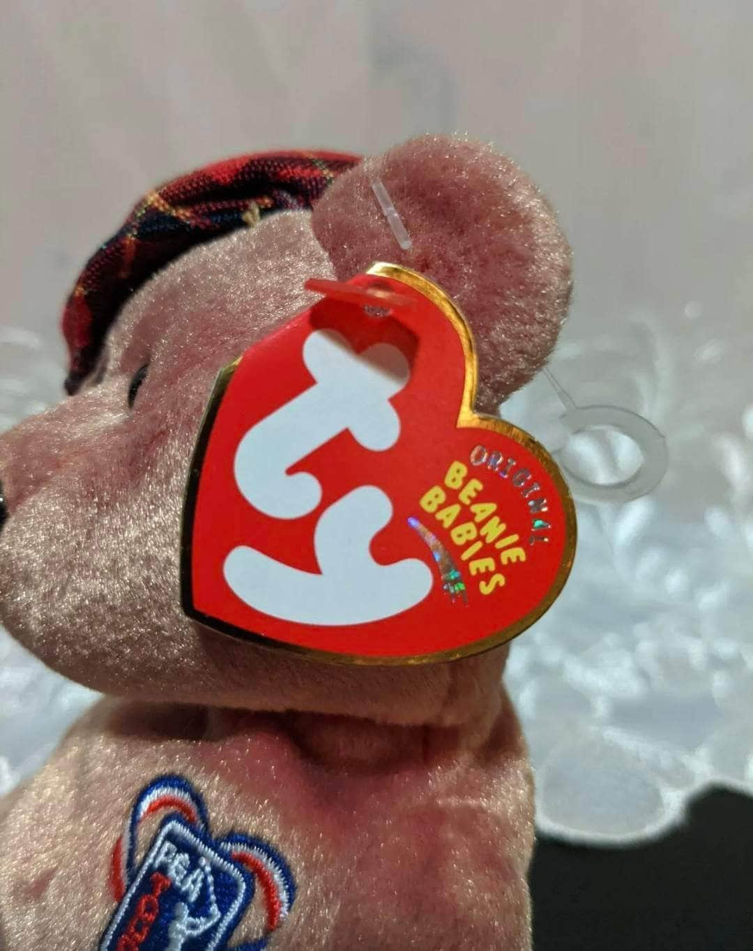 Ty Beanie Baby - ChariTee The Golf Bear (8.5in) - Vintage Beanies Canada