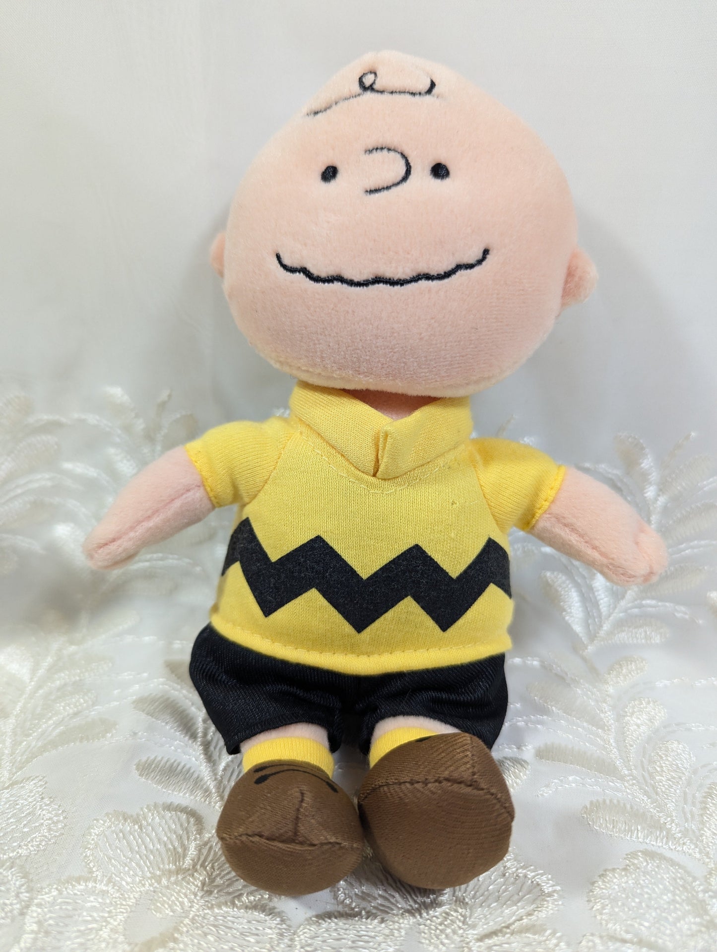 Ty Beanie Baby - Charlie Brown From The Peanuts (7in) No Tag - Vintage Beanies Canada