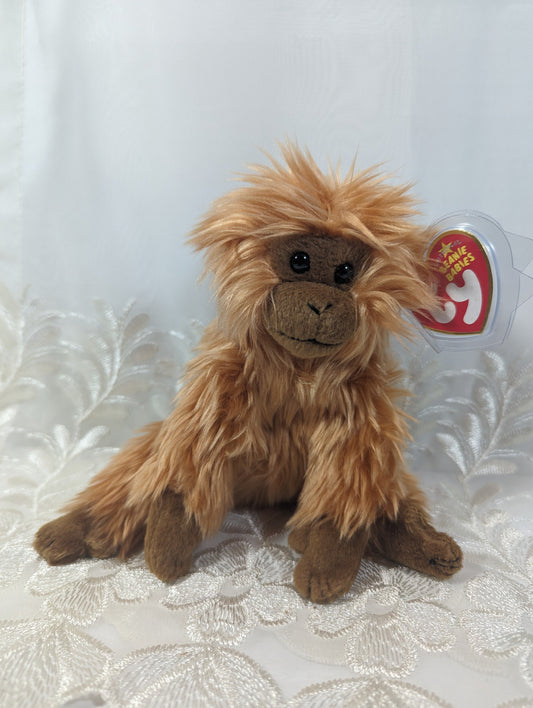 Ty Beanie Baby - Charlie The Monkey (8in) Near Mint Tag - Vintage Beanies Canada