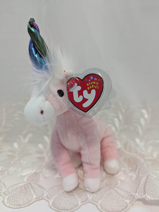Ty Beanie Baby - Charmer The Pink Unicorn (6in) - Vintage Beanies Canada