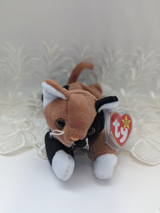 Ty Beanie Baby - Chip The Cat (8in) - Vintage Beanies Canada