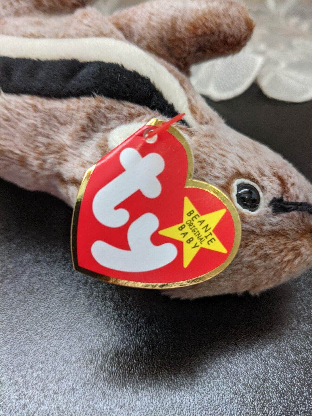 Ty Beanie Baby - Chipper The Chipmunk (6.5in) - Vintage Beanies Canada