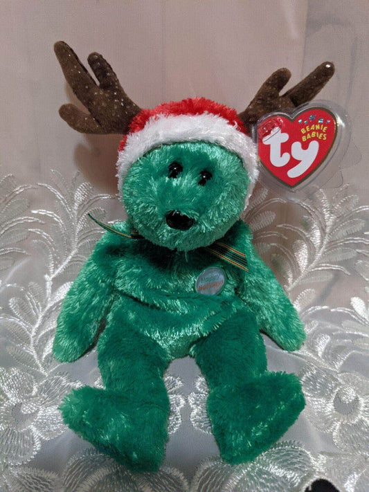 Ty Beanie Baby - Christmas 2002 Holiday Teddy (9in) - Vintage Beanies Canada