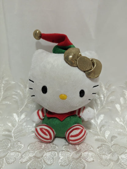 Ty Beanie Baby - Christmas Hello Kitty Dressed As Elf (6in) No Hang Tag - Vintage Beanies Canada